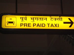 Такси с предоплатой, Индия